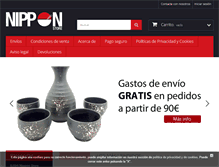 Tablet Screenshot of nipponstore.es